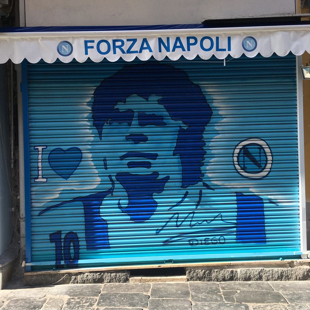maradona schilder