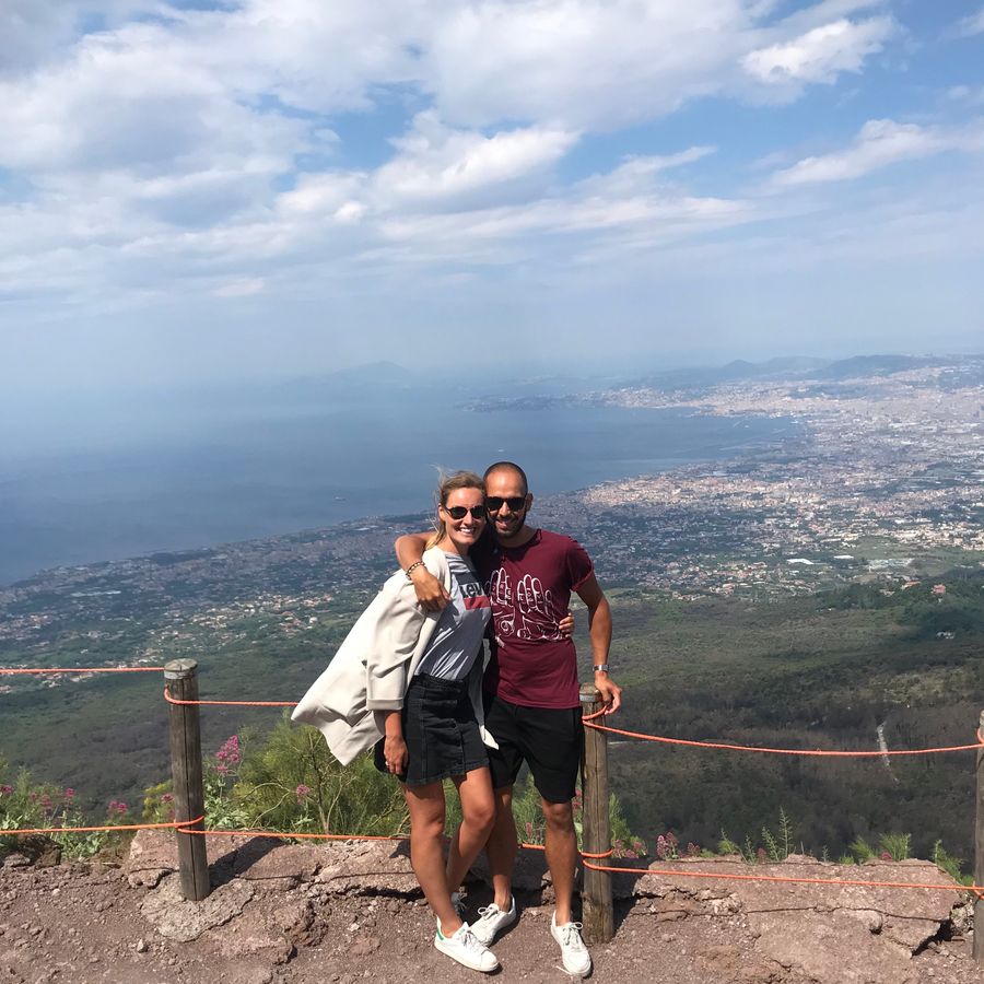 Napels vesuvius uitzicht