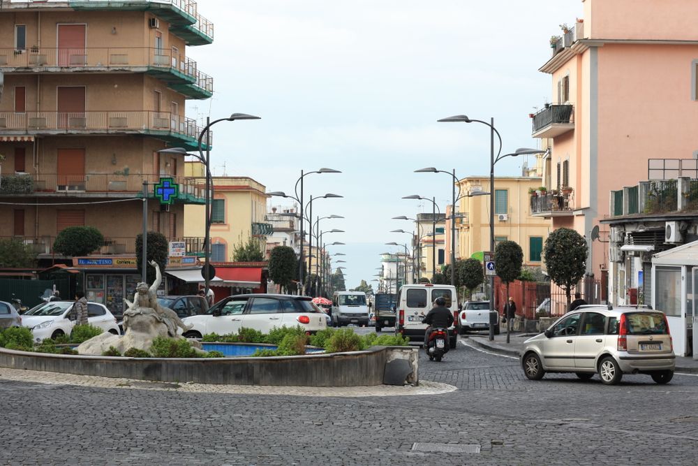 straat naar Herculaneum